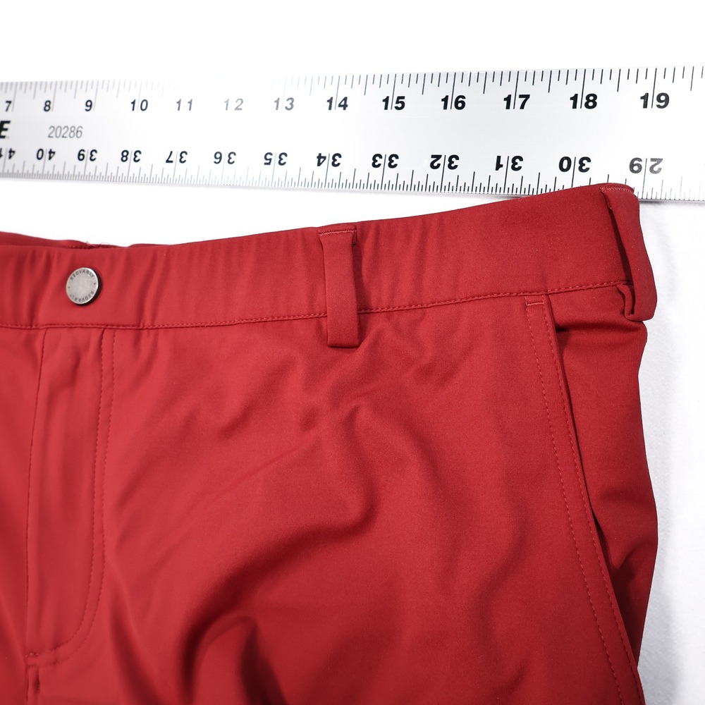 REDVANLY Mens XXL Red Bradley Pull On Performance Stretch Golf Trouser Pants - Picture 5 of 8